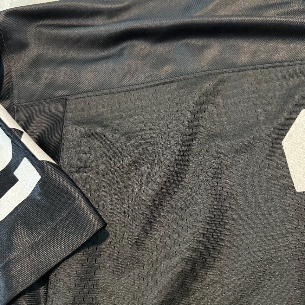 NFL Pro Line Raiders Josh Jacobs #28 Jersey Black Silver Mens Size 4XLT Big Tall - Picture 7 of 11